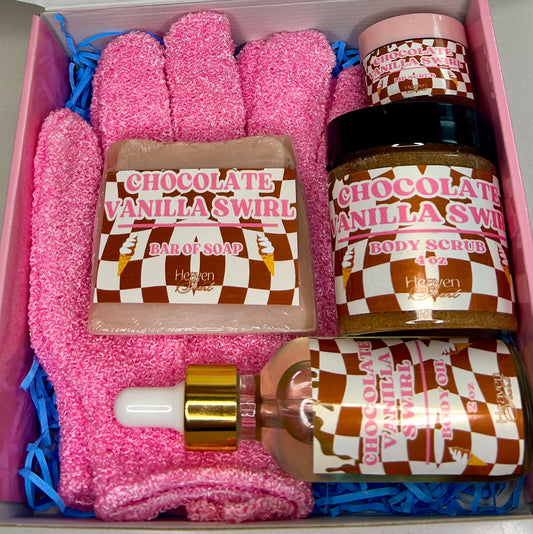 Chocolate Vanilla Swirl🍫🍦