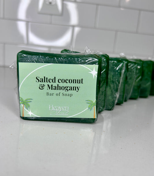 Salted Coconut & Mohogany - Bar of Soap